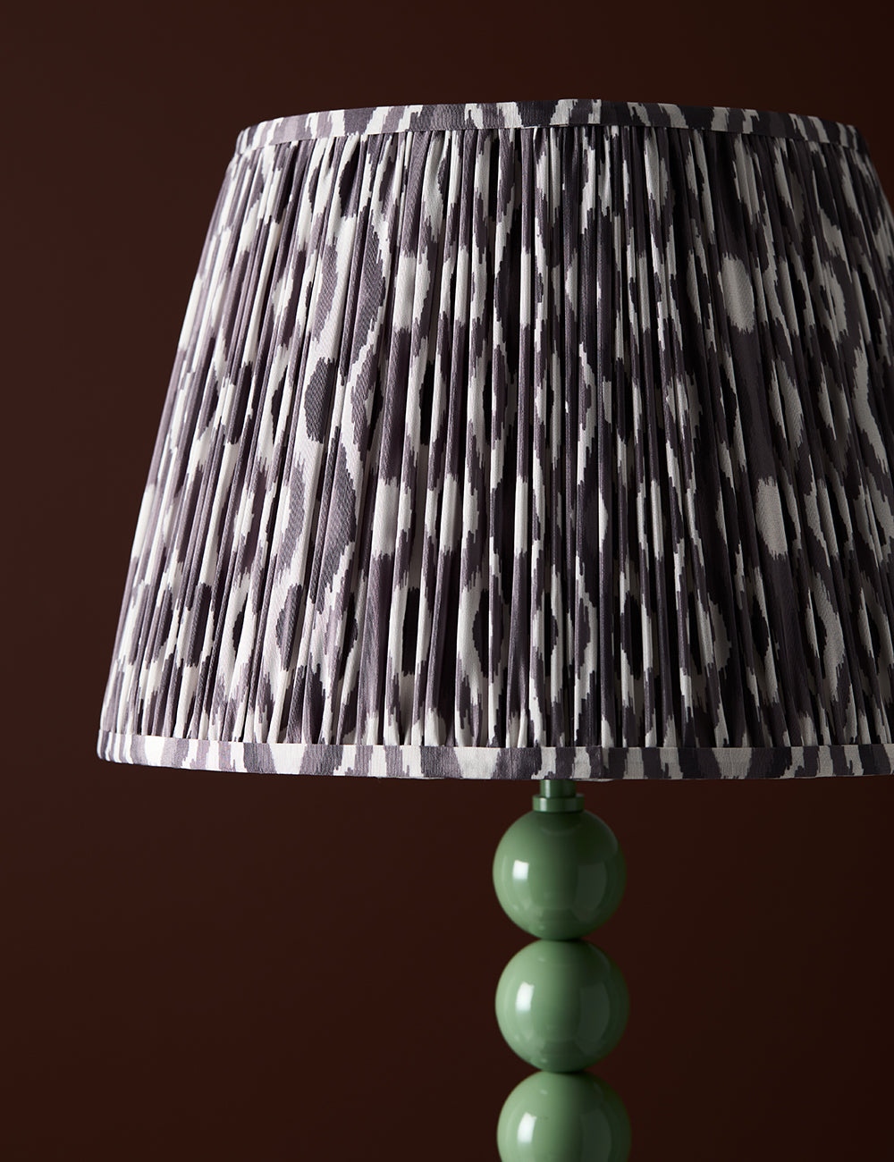 Ida Ikat Print Shade in Pearl Grey - Large — image 1
