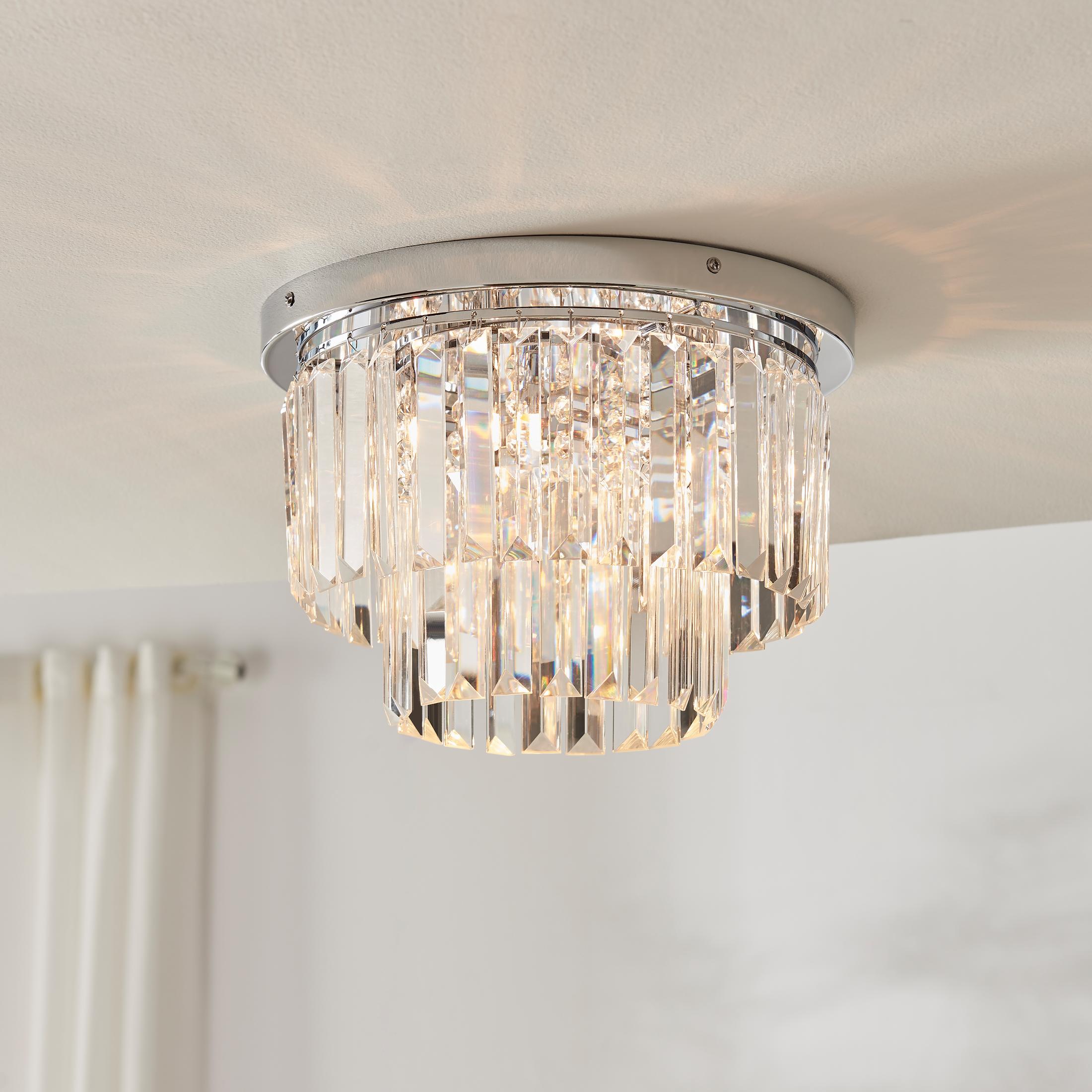 Isabella Cut Glass Crystal Drop Ceiling Light — image 10