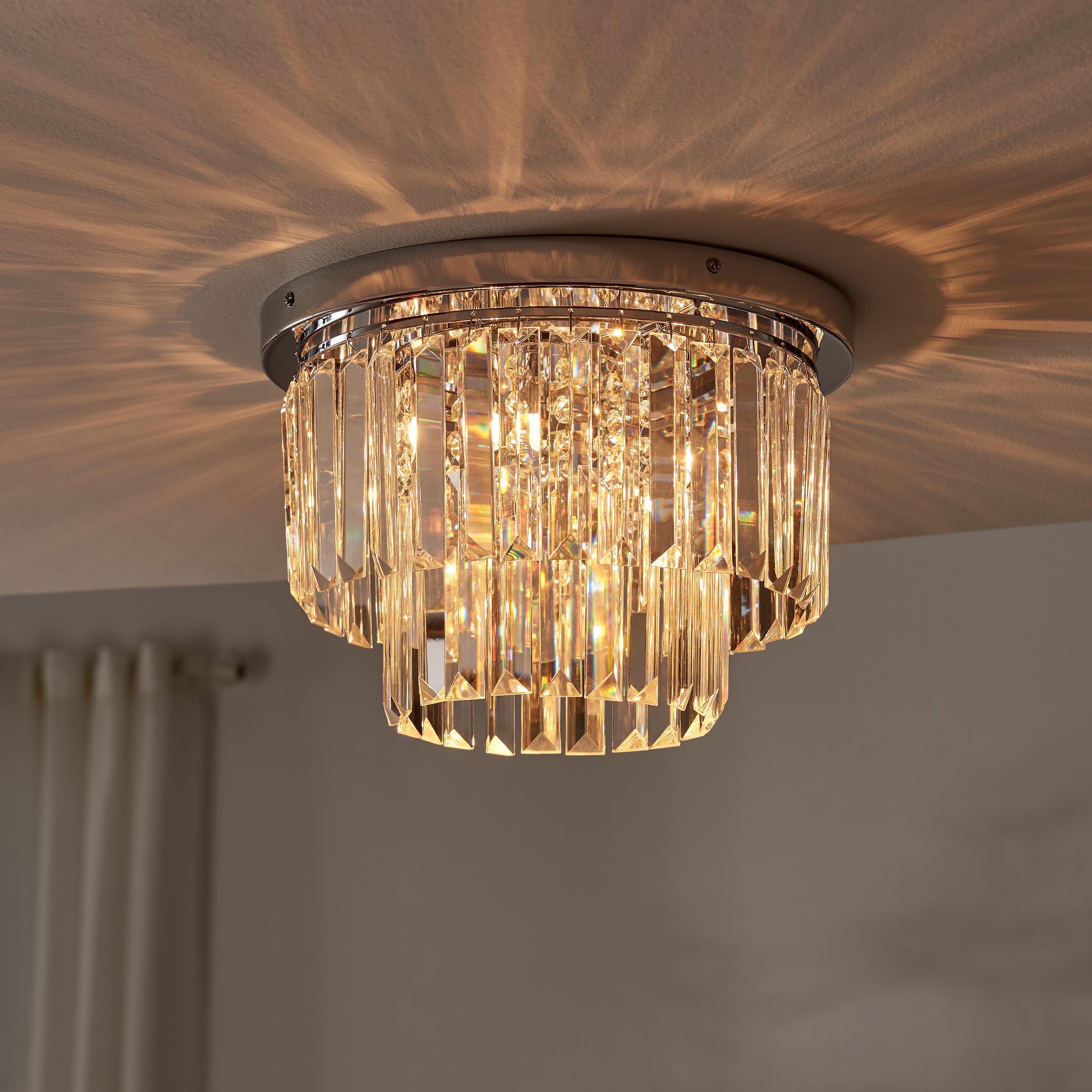 Isabella Cut Glass Crystal Drop Ceiling Light — image 2