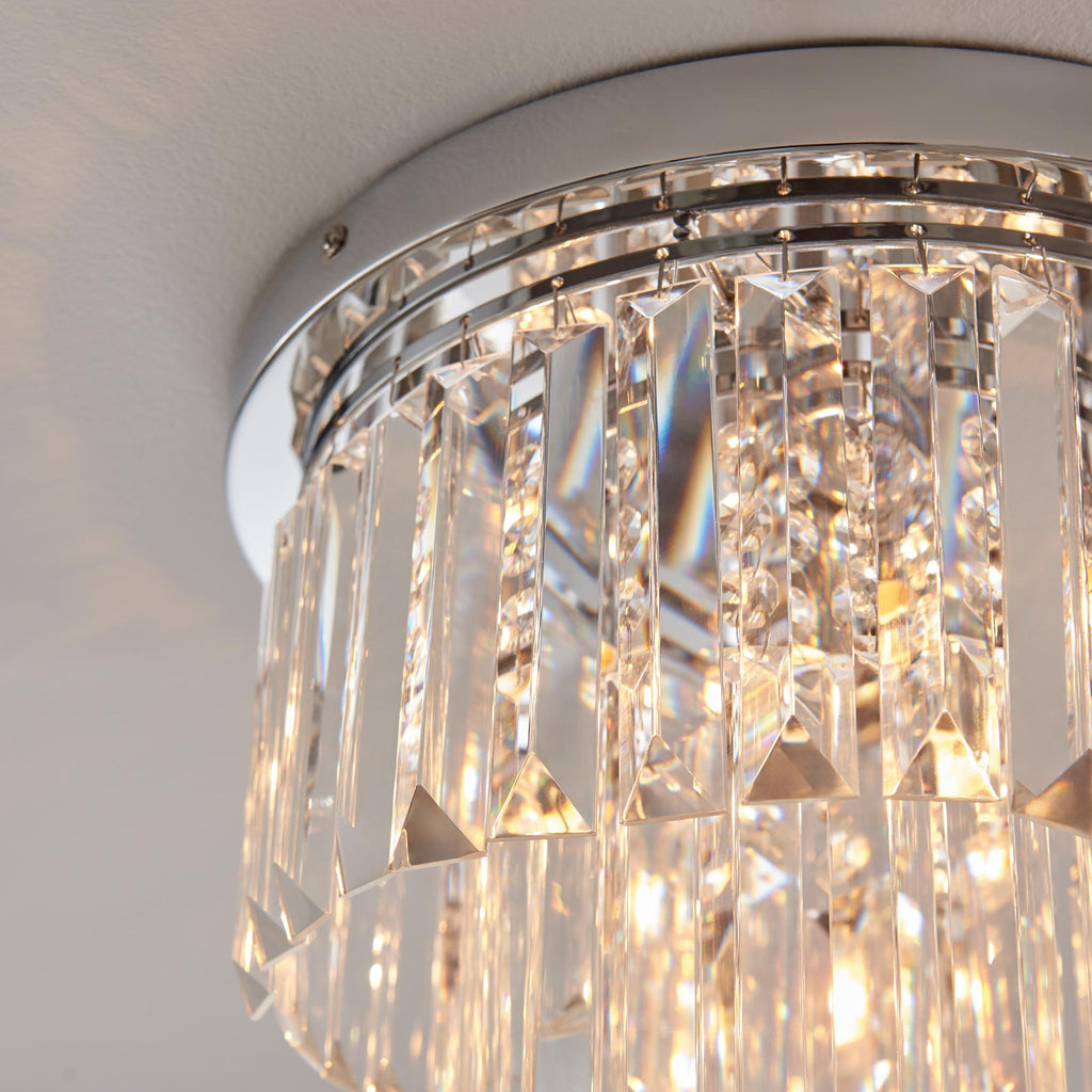 Isabella Cut Glass Crystal Drop Ceiling Light — image 4