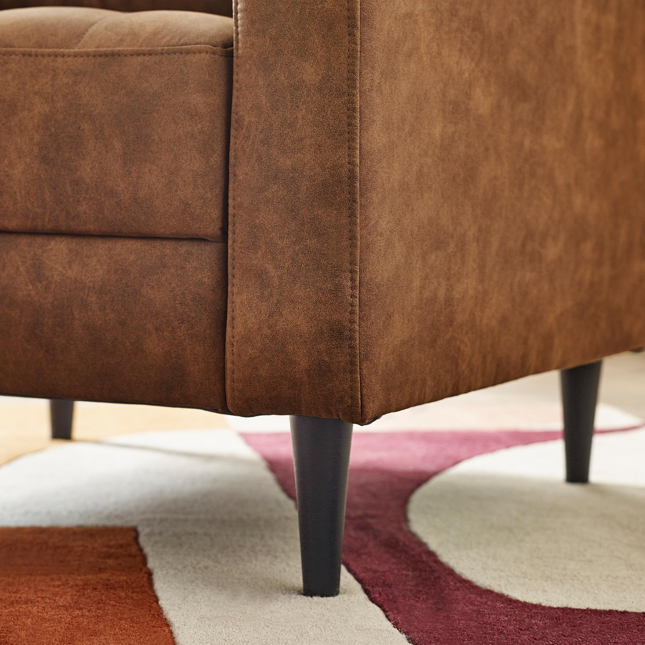 Jolene Tan Faux Leather Armchair — image 10