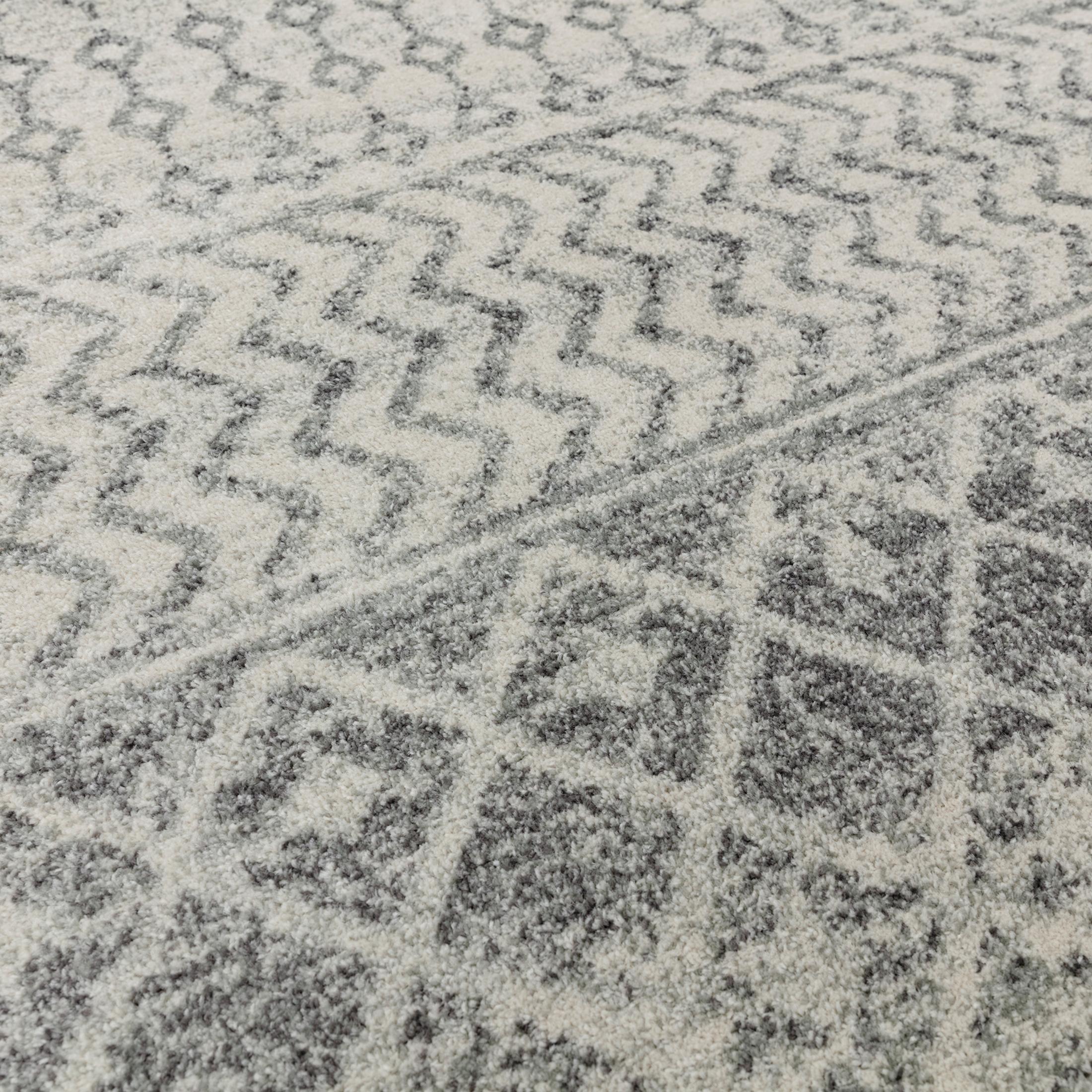 Korra Grey Aztec Patterned Rug 200x290 — image 5