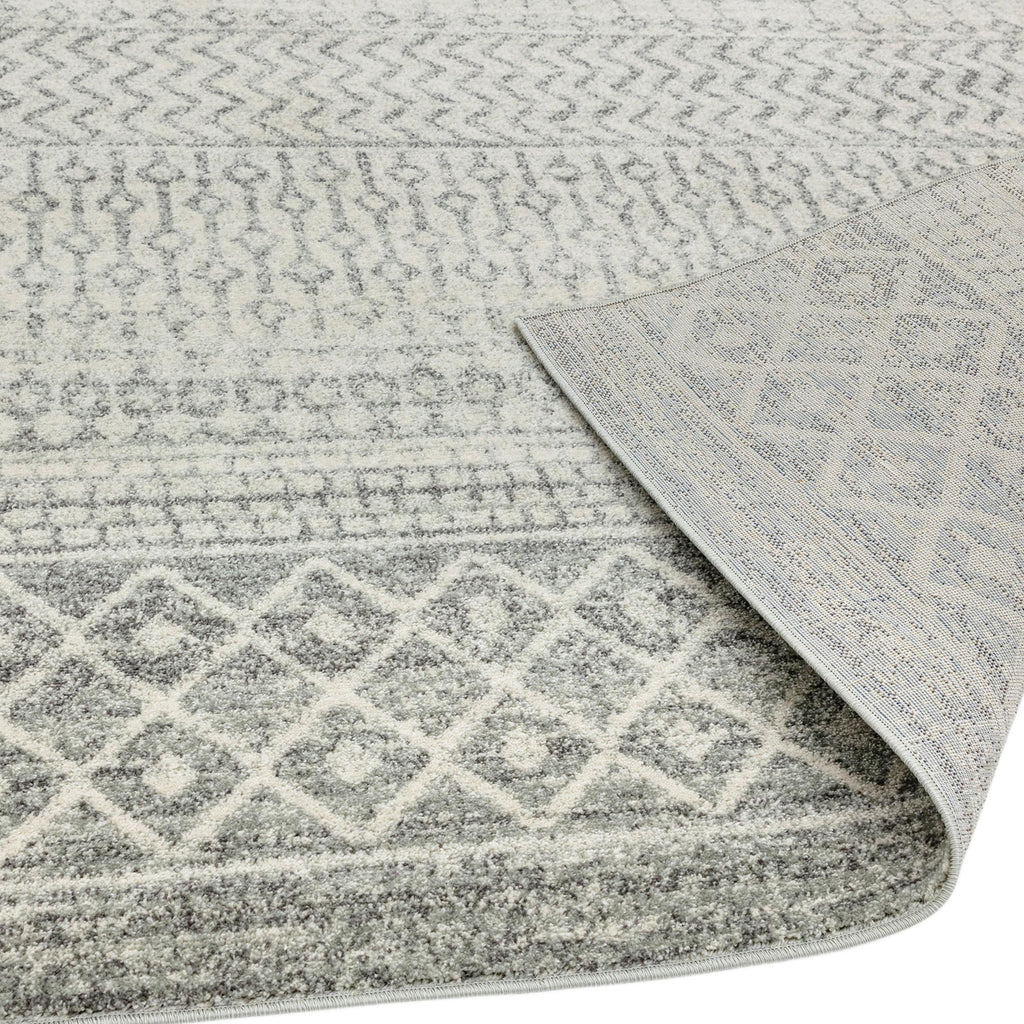 Korra Grey Aztec Patterned Rug 200x290 — image 8