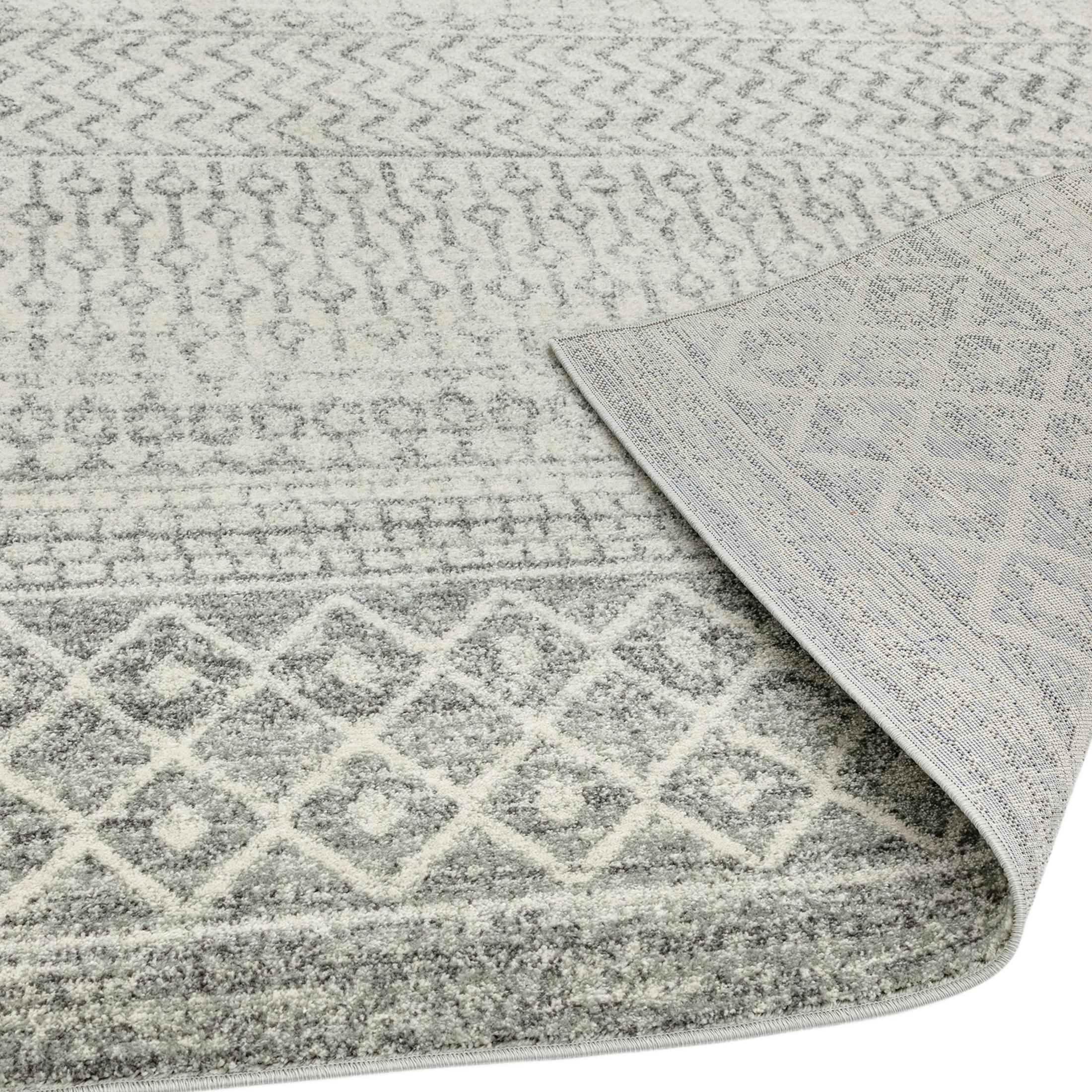 Korra Grey Aztec Patterned Rug 200x290 — image 8