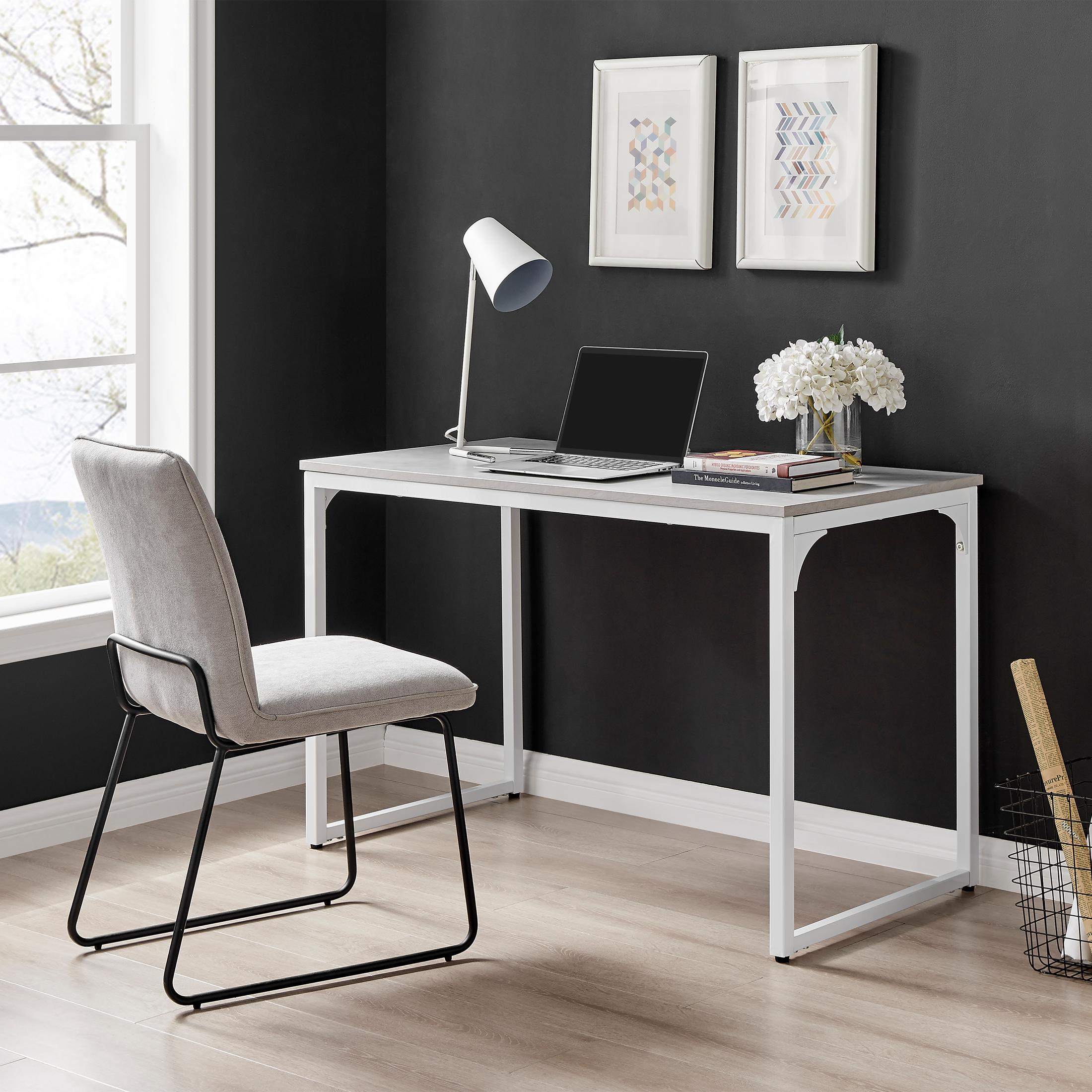 Kendrick Grey and White Office Desk — image 1