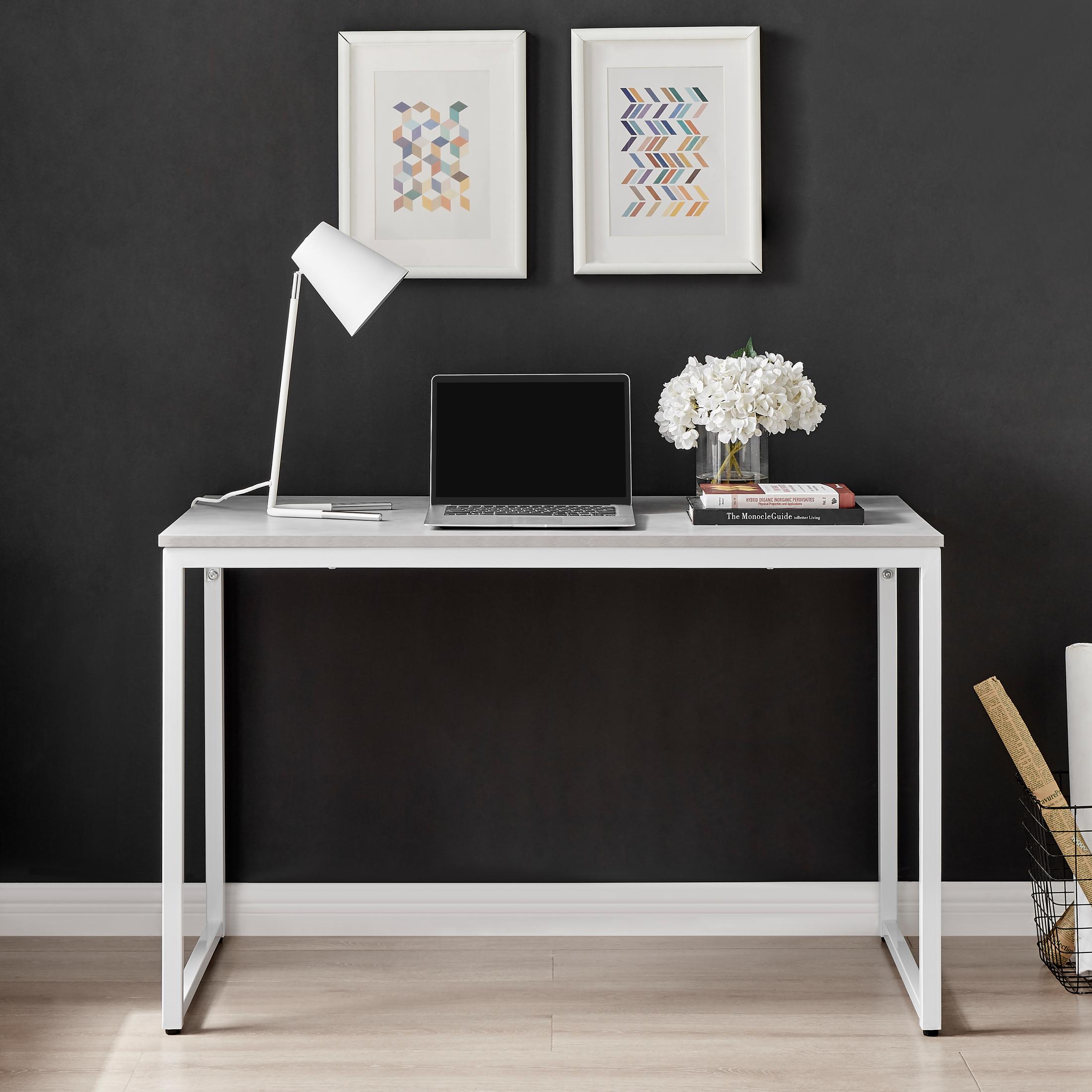 Kendrick Grey and White Office Desk — image 2