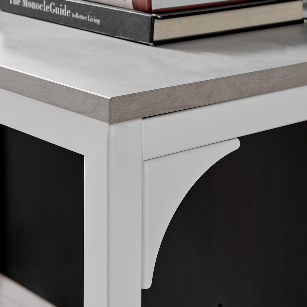 Kendrick Grey and White Office Desk — image 4