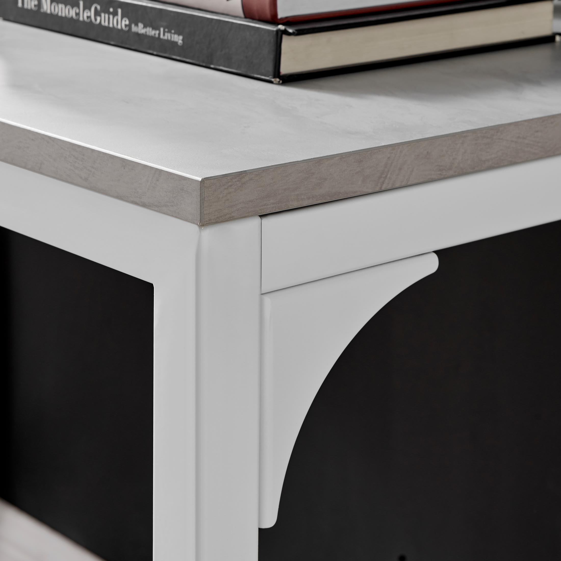 Kendrick Grey and White Office Desk — image 4