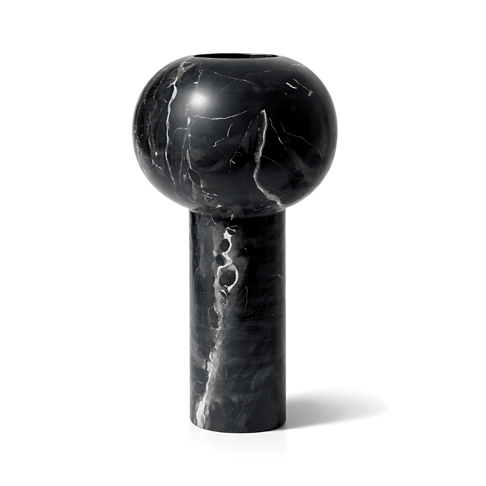 Isadora Vase - Black Marble — image 1