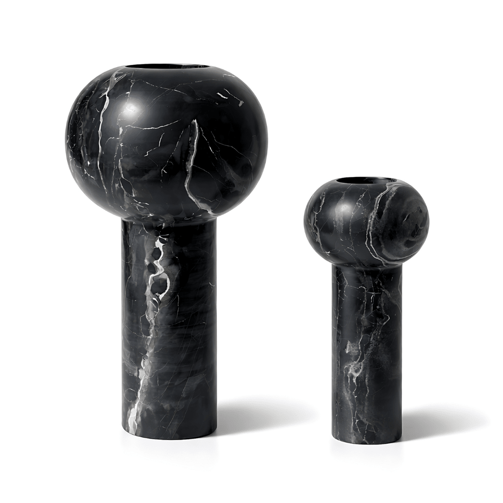 Isadora Vase - Black Marble — image 7