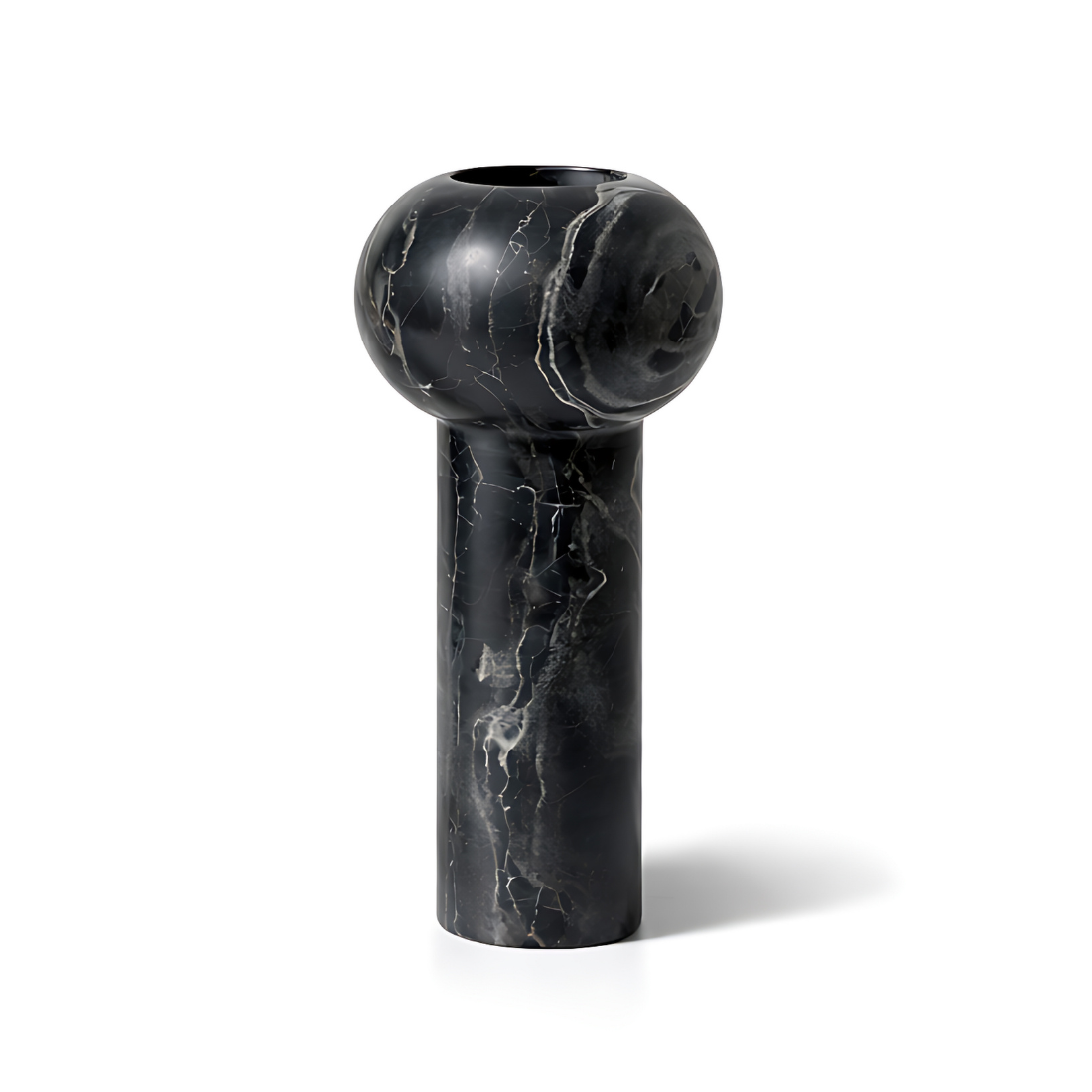 Isadora Vase - Black Marble — image 4