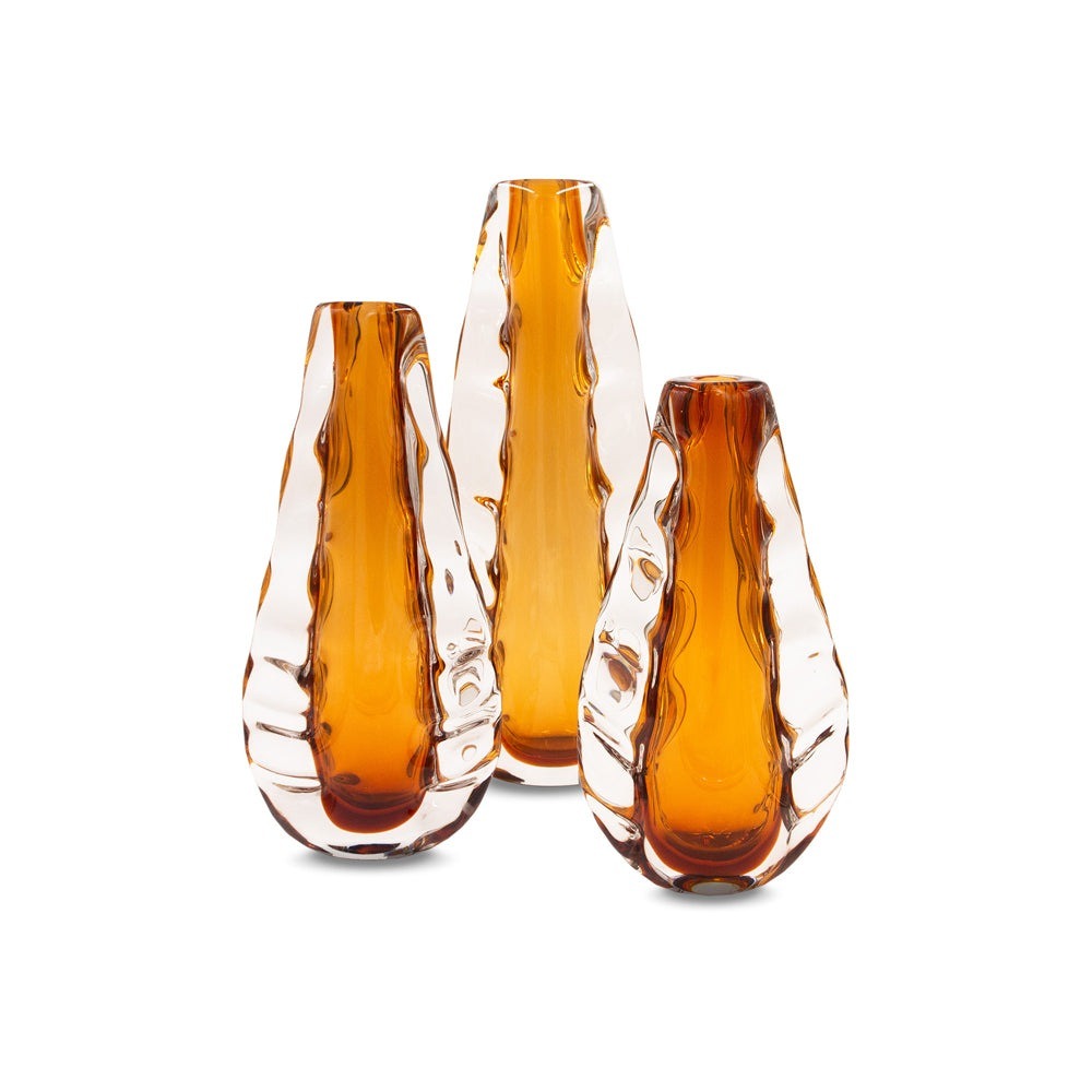 Astell Crystal Vase - Amber — image 4