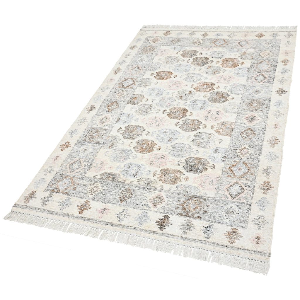 Maren Grey Kilim Patterned Indoor / Outdoor Rug 160x230cm — image 3