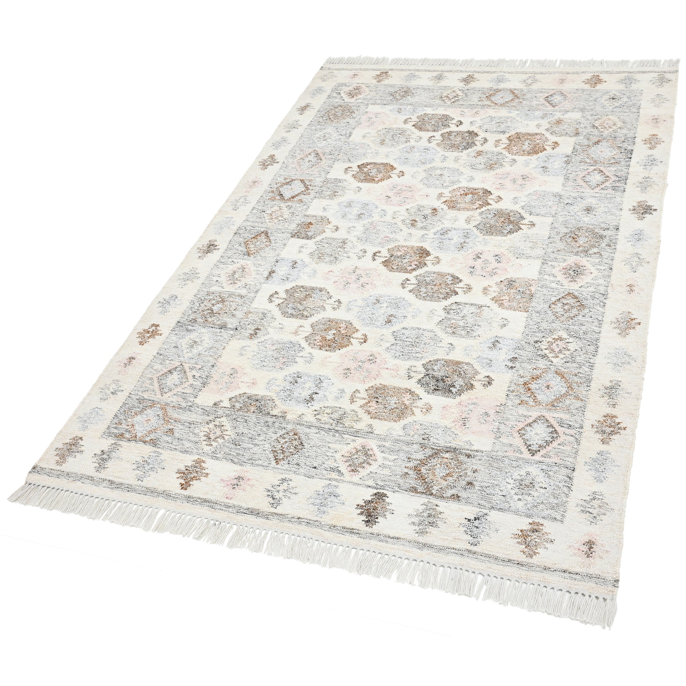 Maren Grey Kilim Patterned Indoor / Outdoor Rug 160x230cm — image 3