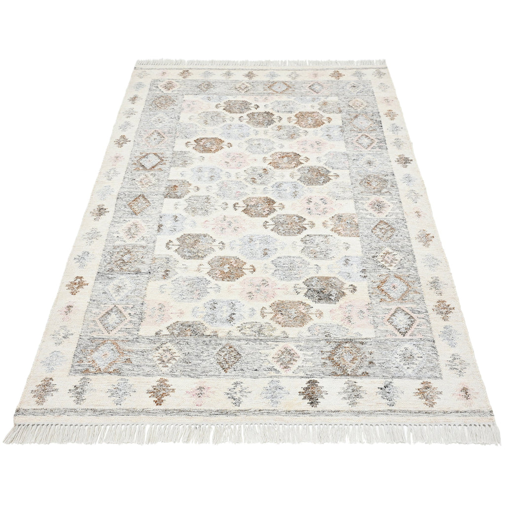Maren Grey Kilim Patterned Indoor / Outdoor Rug 160x230cm — image 4
