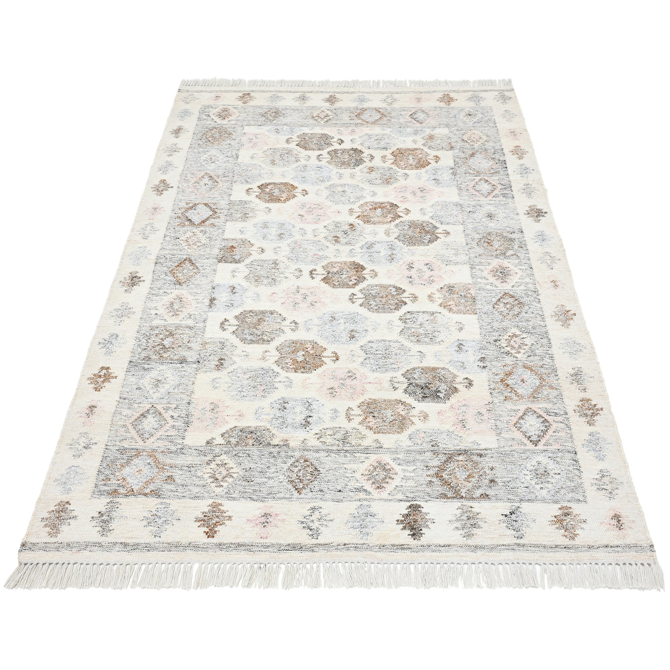 Maren Grey Kilim Patterned Indoor / Outdoor Rug 160x230cm — image 4