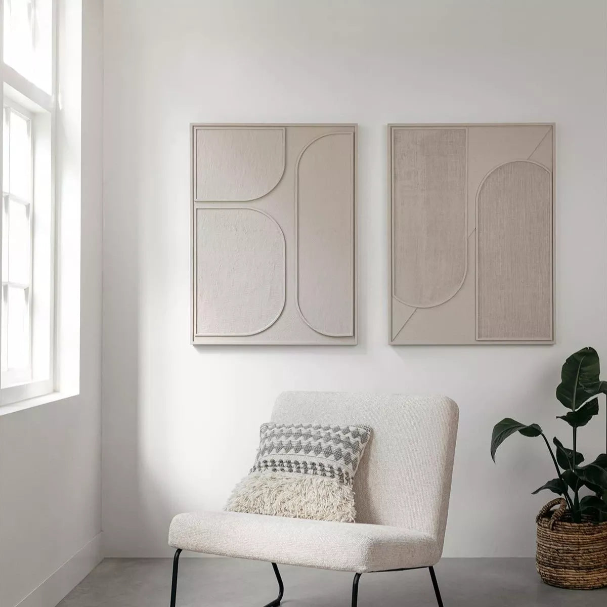 Lorcan Wall Art - Cream — image 2