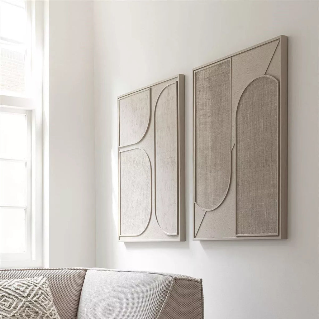 Elyn Jute Wall Art - Cream — image 9