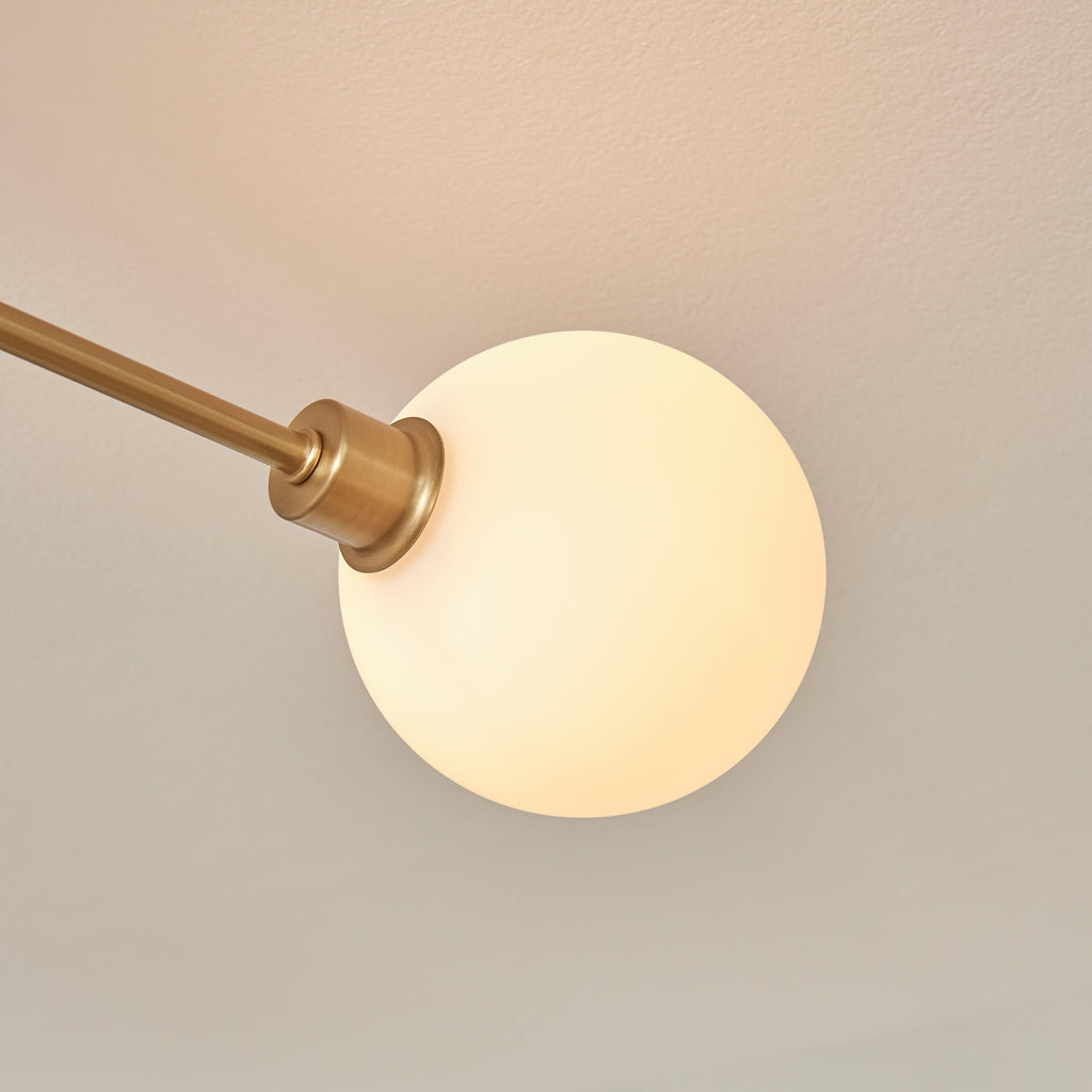 Martha 3 Frosted Glass Globes Ceiling Light — image 7