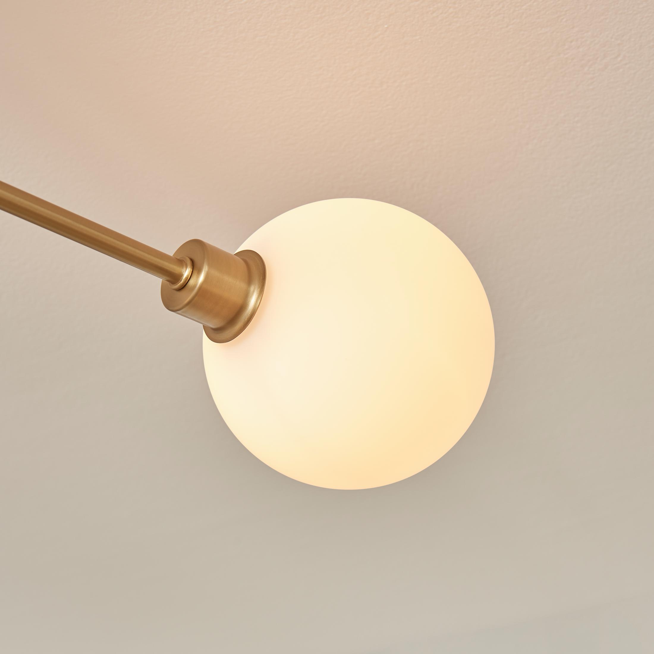 Martha 3 Frosted Glass Globes Ceiling Light — image 7