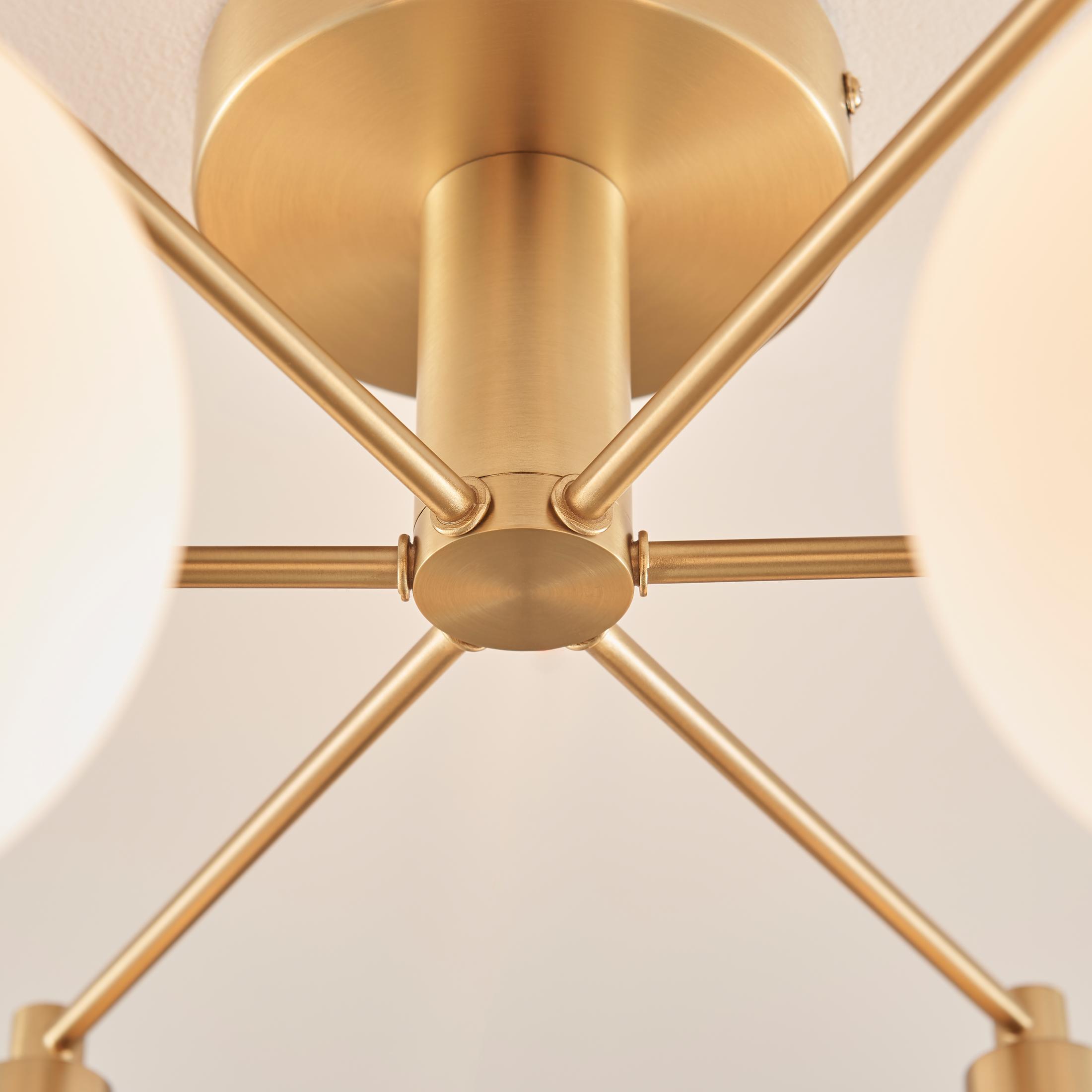 Martha 6 Frosted Glass Globes Ceiling Light — image 6