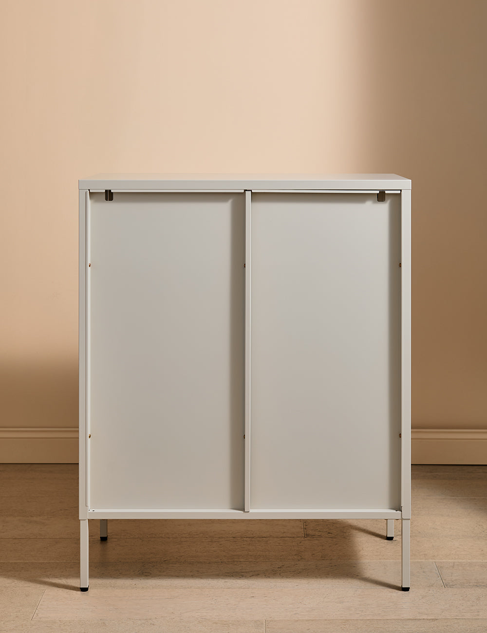 Medium Miles Glass Cabinet in Panna Cotta — image 7