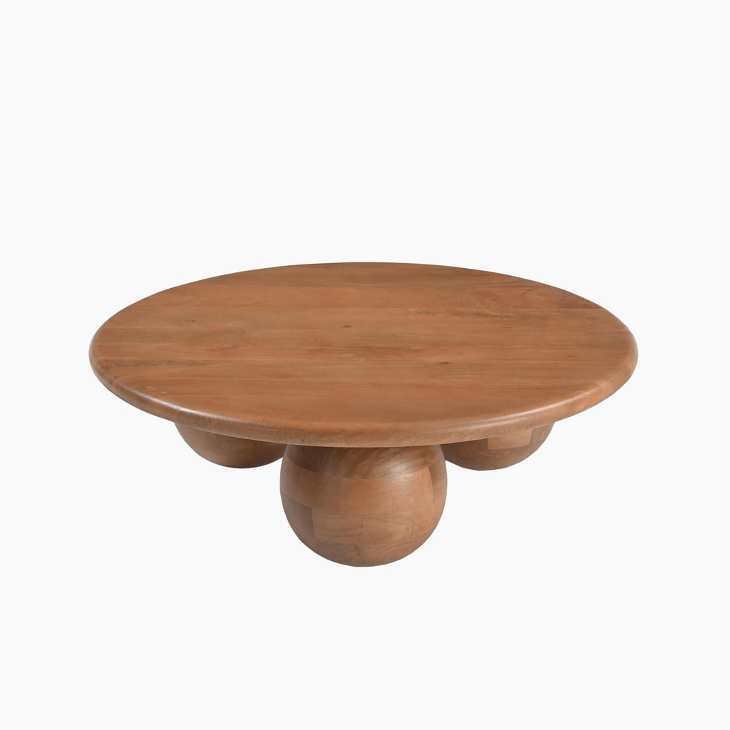 Olympus Mango Wood Walnut Finish Coffee Table — image 5