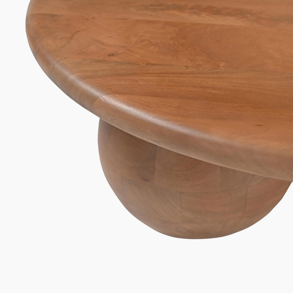 Olympus Mango Wood Walnut Finish Coffee Table — image 7