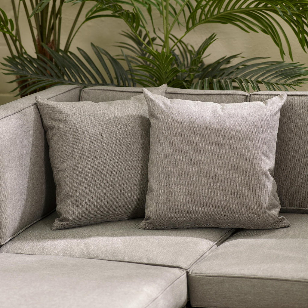 Orlando Brown Rattan & Brown 6 Seat Modular Garden Sofa — image 6