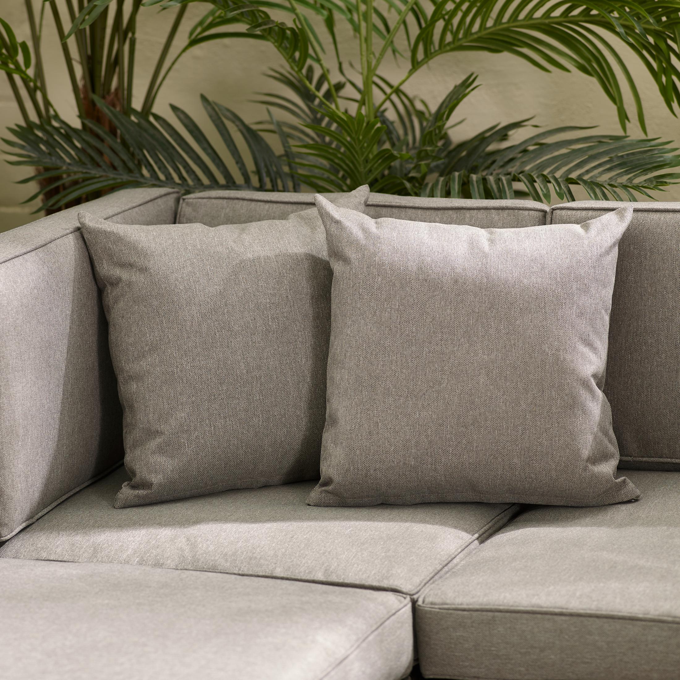 Orlando Brown Rattan & Brown 6 Seat Modular Garden Sofa — image 6