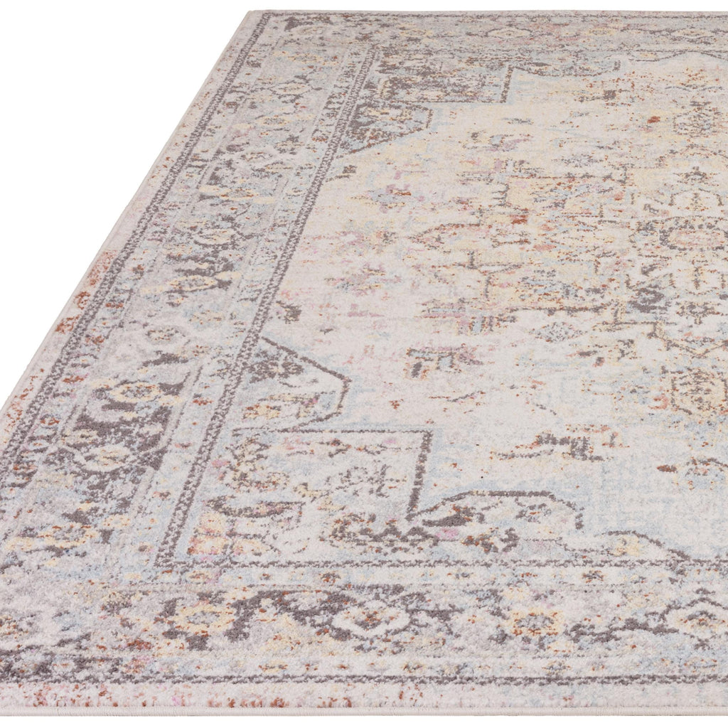 Parisa Cream Vintage Persian Inspired Medallion Rug 160x230 — image 4