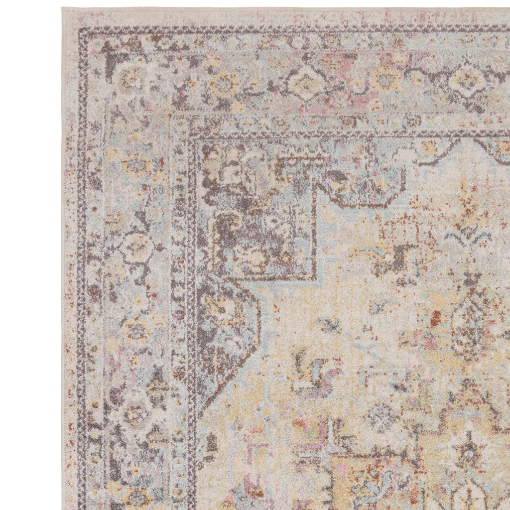 Parisa Cream Vintage Persian Inspired Medallion Rug 160x230 — image 5