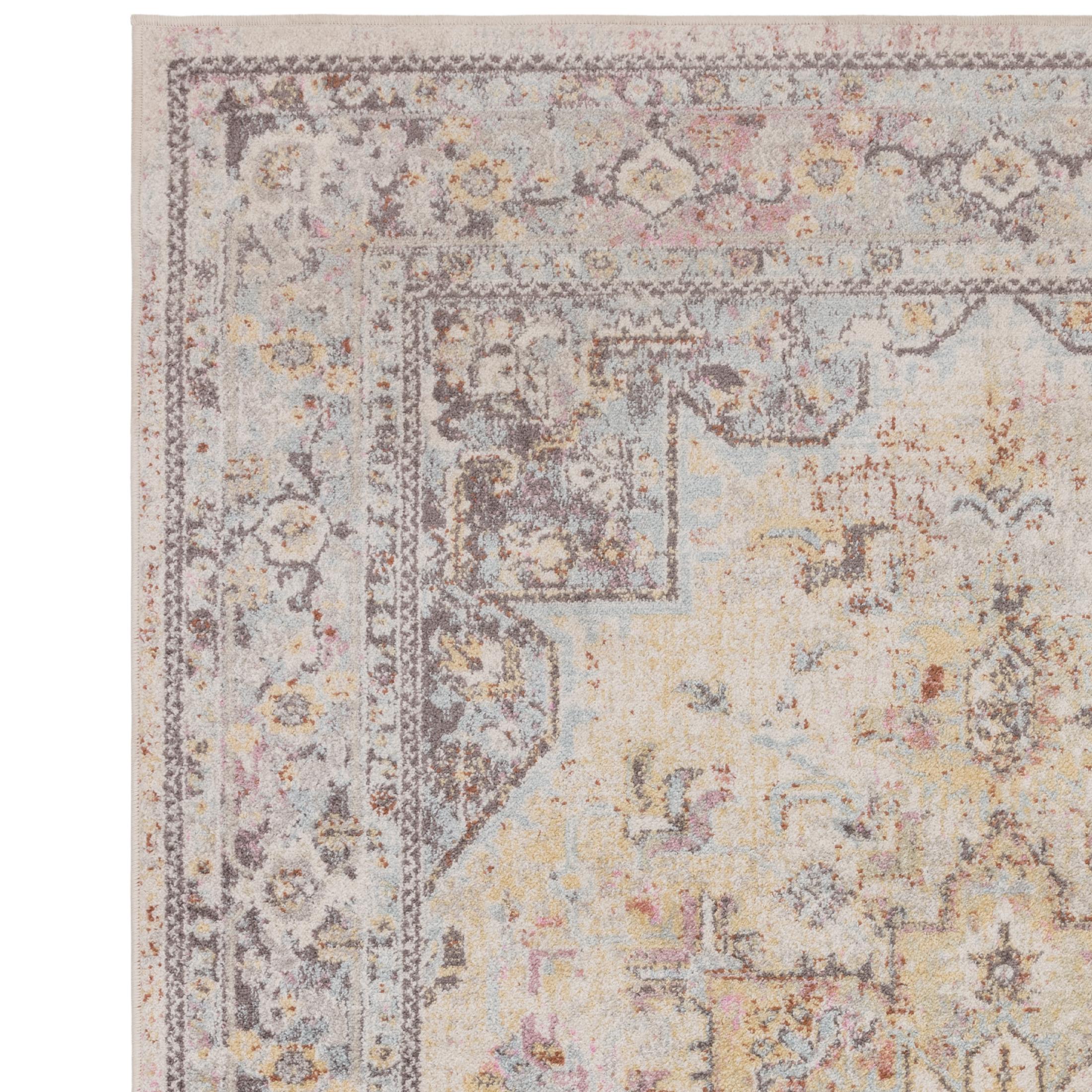 Parisa Cream Vintage Persian Inspired Medallion Rug 160x230 — image 5