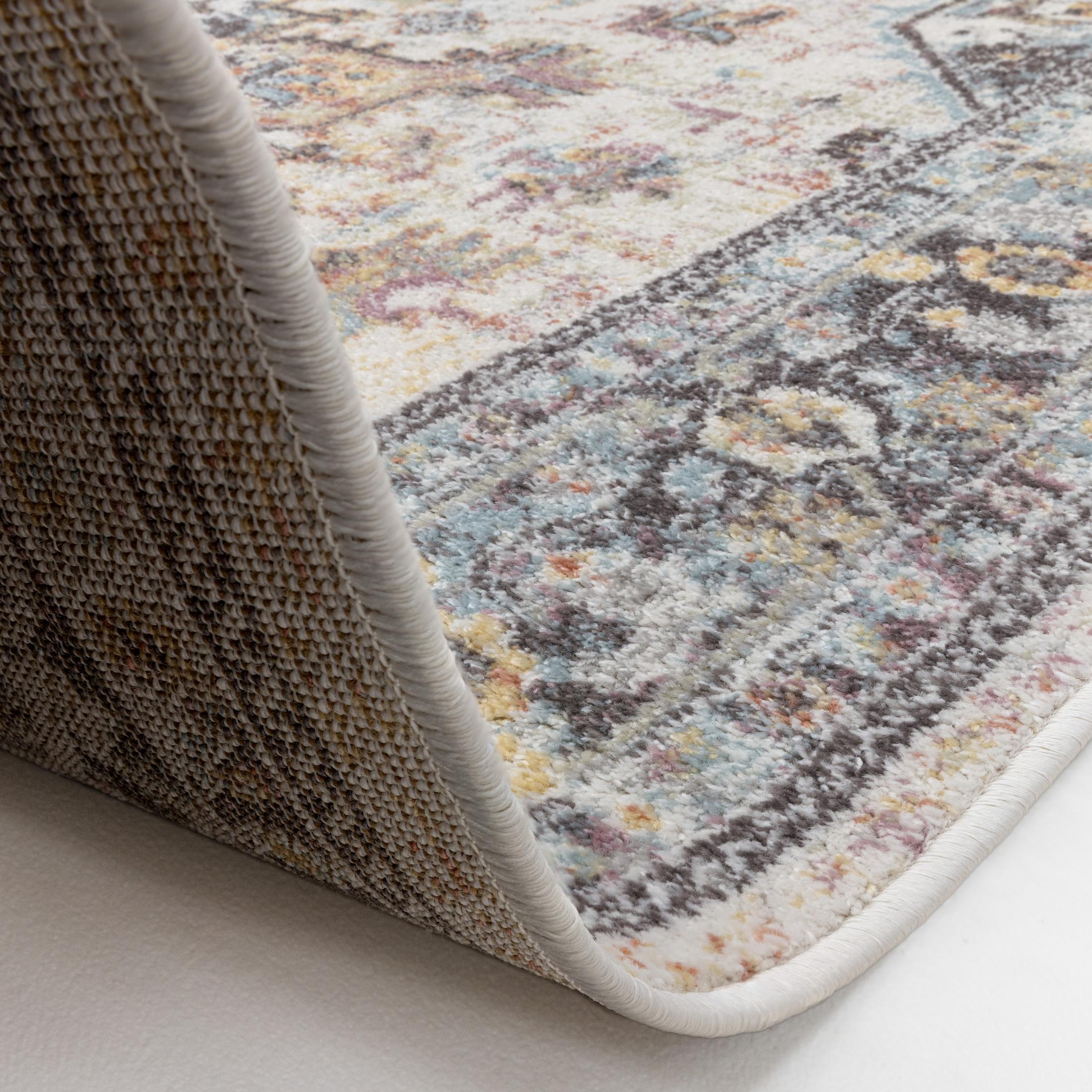 Parisa Cream Vintage Persian Inspired Medallion Rug 160x230 — image 7