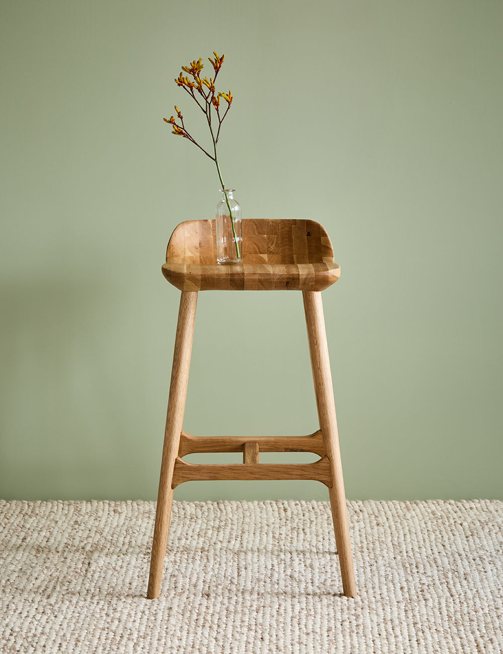 Perch Oak Counter Stool — image 3