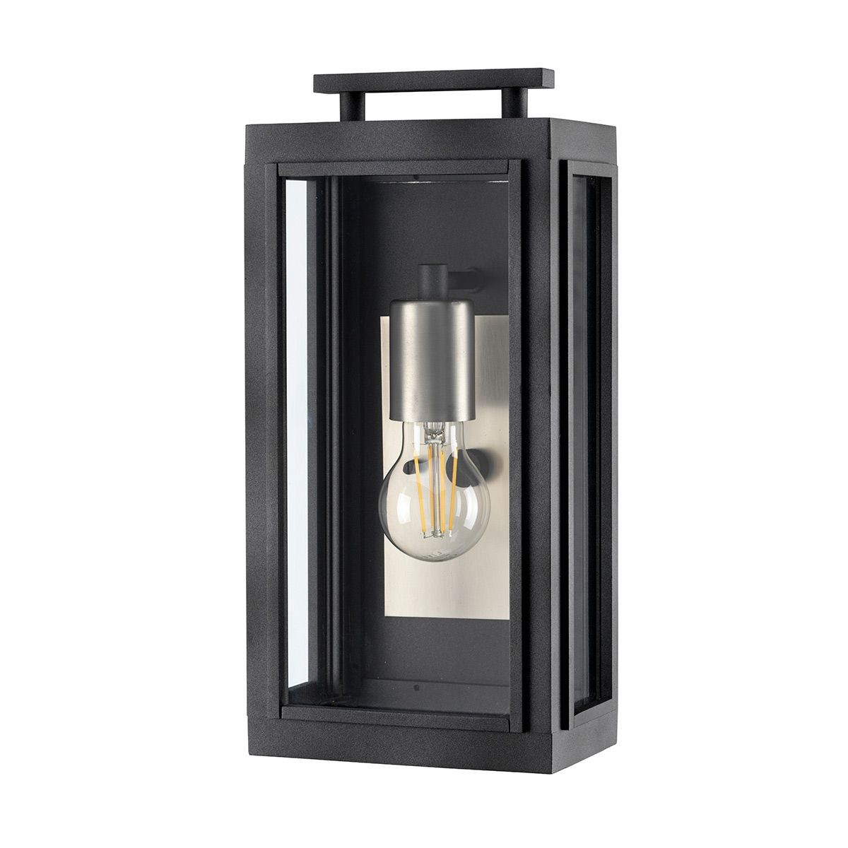 Sutcliffe 1 Light Wall Lantern - Aged Zinc — image 1