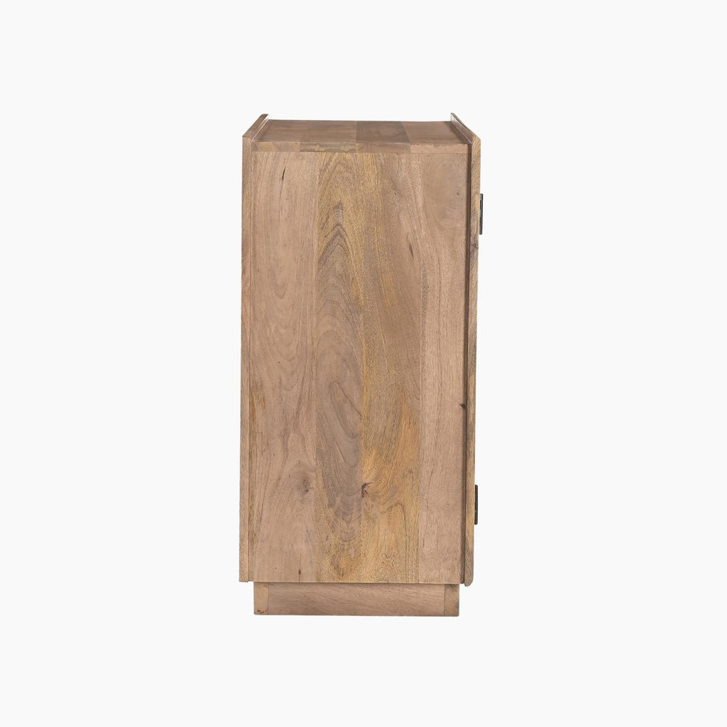 Rainier Square Walnut Wood 2 Door Decorative Sideboard — image 5