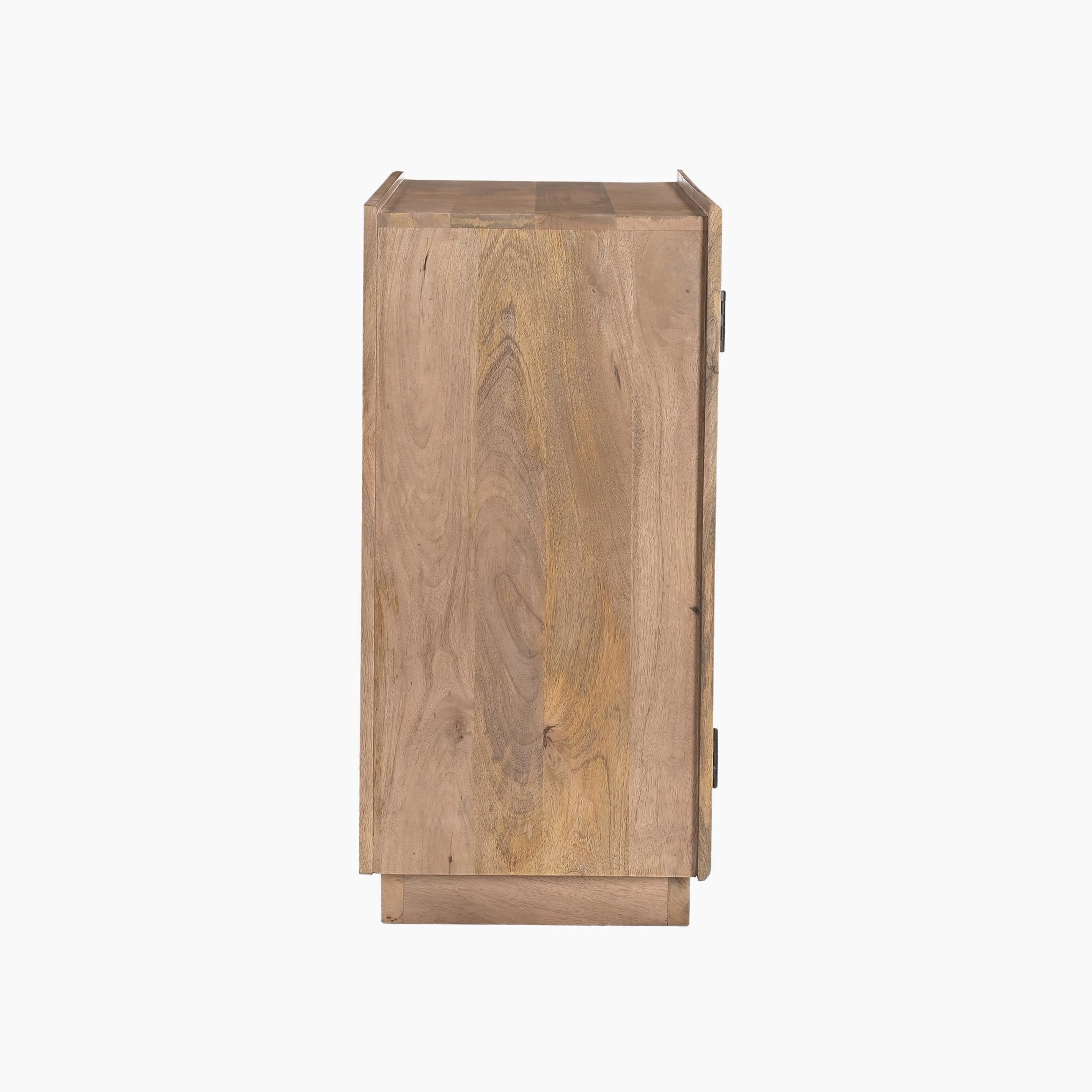 Rainier Square Walnut Wood 2 Door Decorative Sideboard — image 5