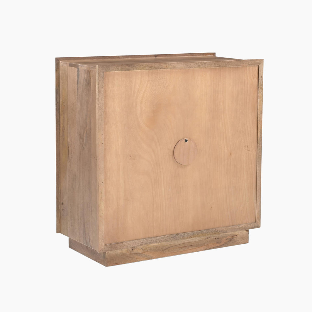 Rainier Square Walnut Wood 2 Door Decorative Sideboard — image 6