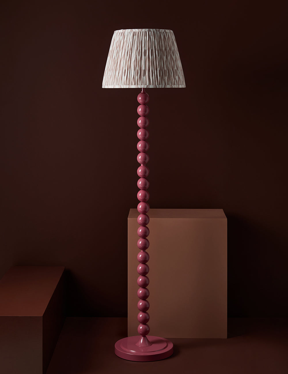 Raddle Lamp Base in Cherry Pink — image 1