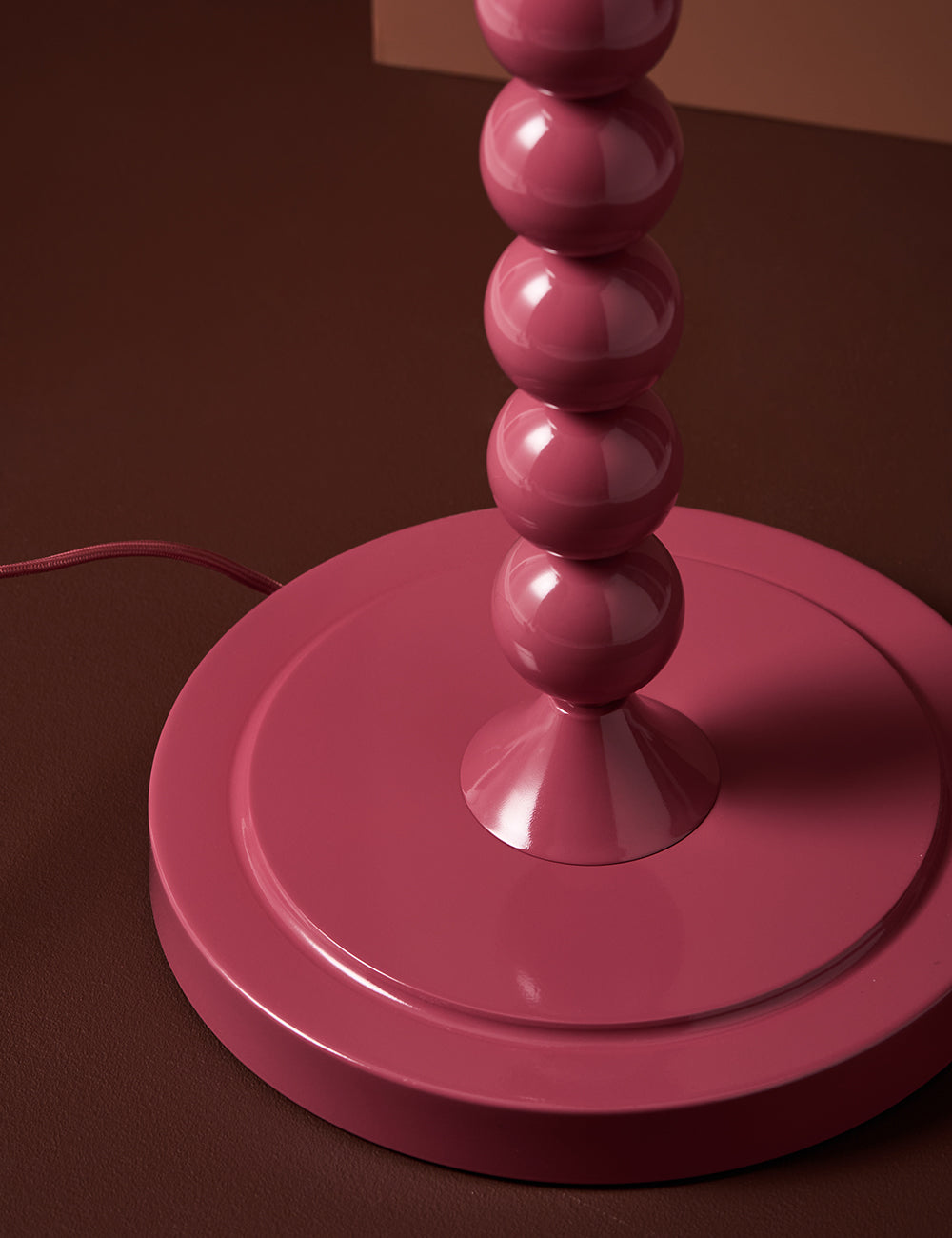 Raddle Lamp Base in Cherry Pink — image 4