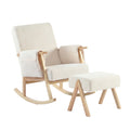 Dreamer Nursing Chair & Stool - Off White — image 1