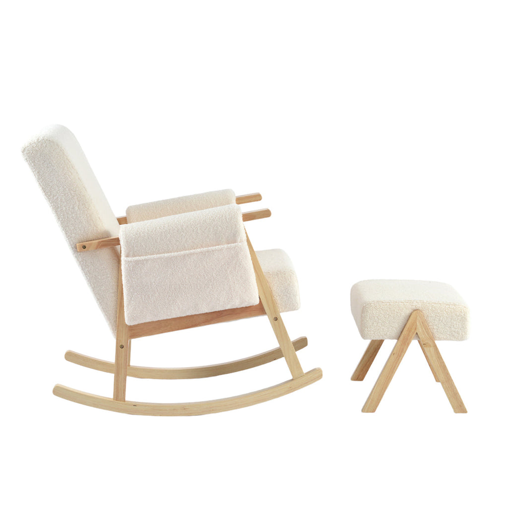Dreamer Nursing Chair & Stool - Off White — image 4