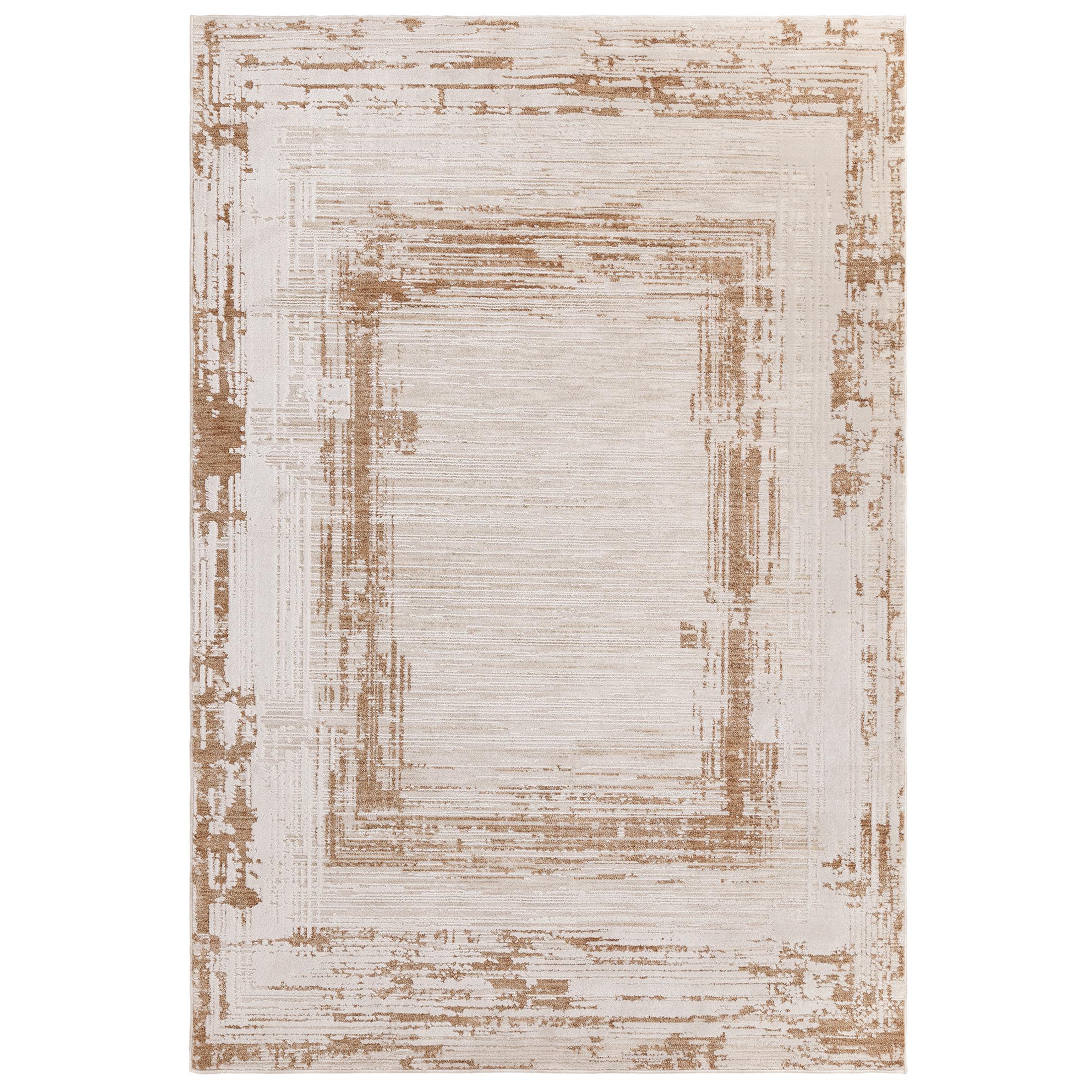 Strata Gold & Cream Sketched Border Rug 200x300 — image 3