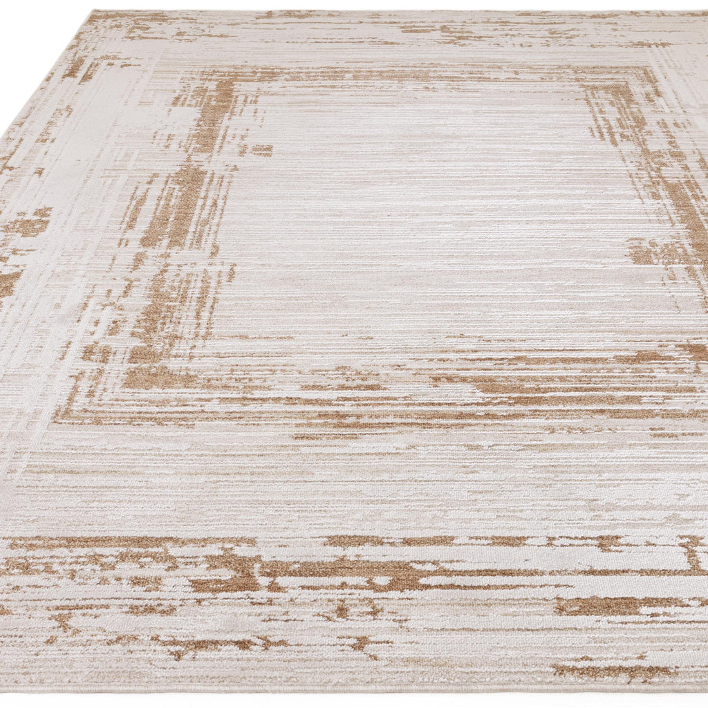 Strata Gold & Cream Sketched Border Rug 200x300 — image 4