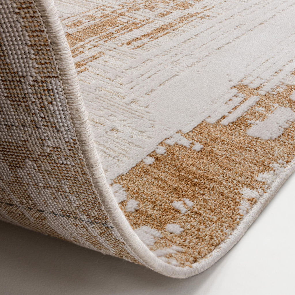 Strata Gold & Cream Sketched Border Rug 200x300 — image 7