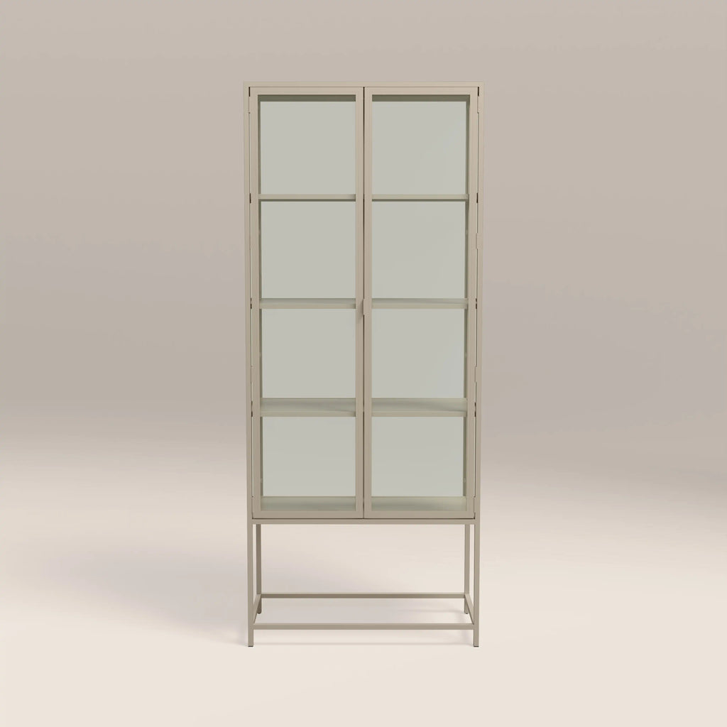 Seaford Display Cabinet - Taupe — image 1
