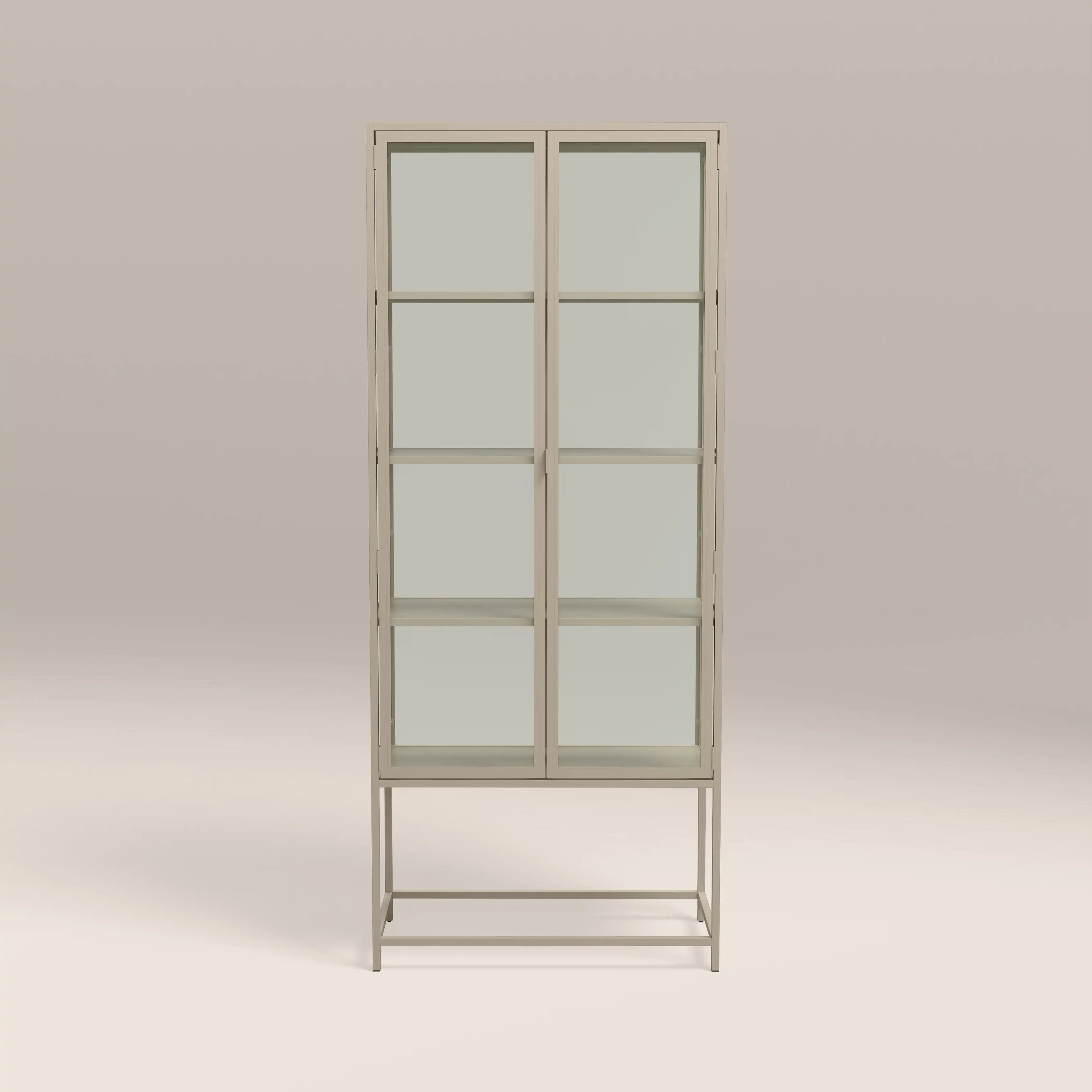 Seaford Display Cabinet - Taupe — image 1
