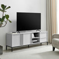 Svit Off White 2 Door and 2 Drawer Storage TV Stand — image 1