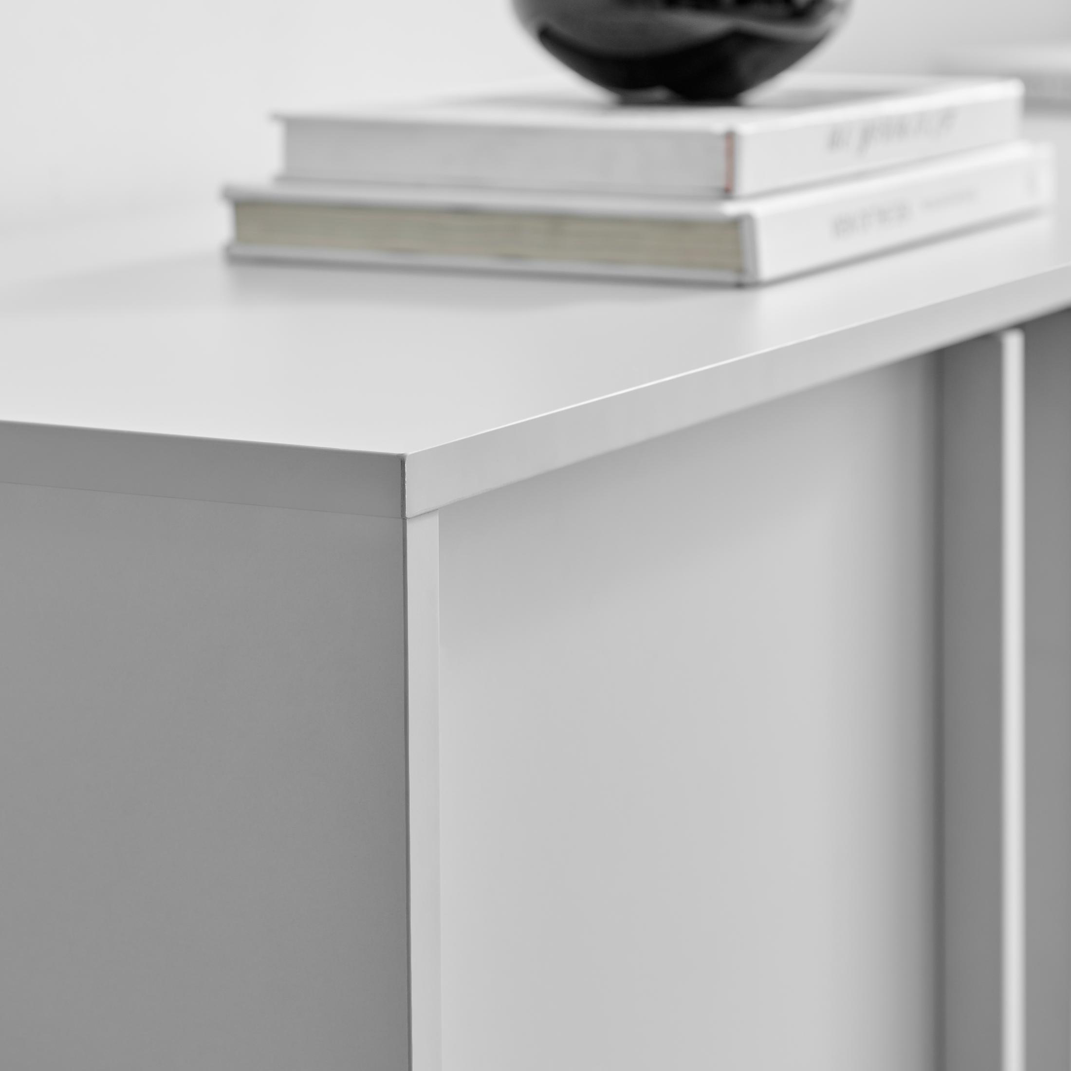 Svit Off White 2 Door and 2 Drawer Storage TV Stand — image 4